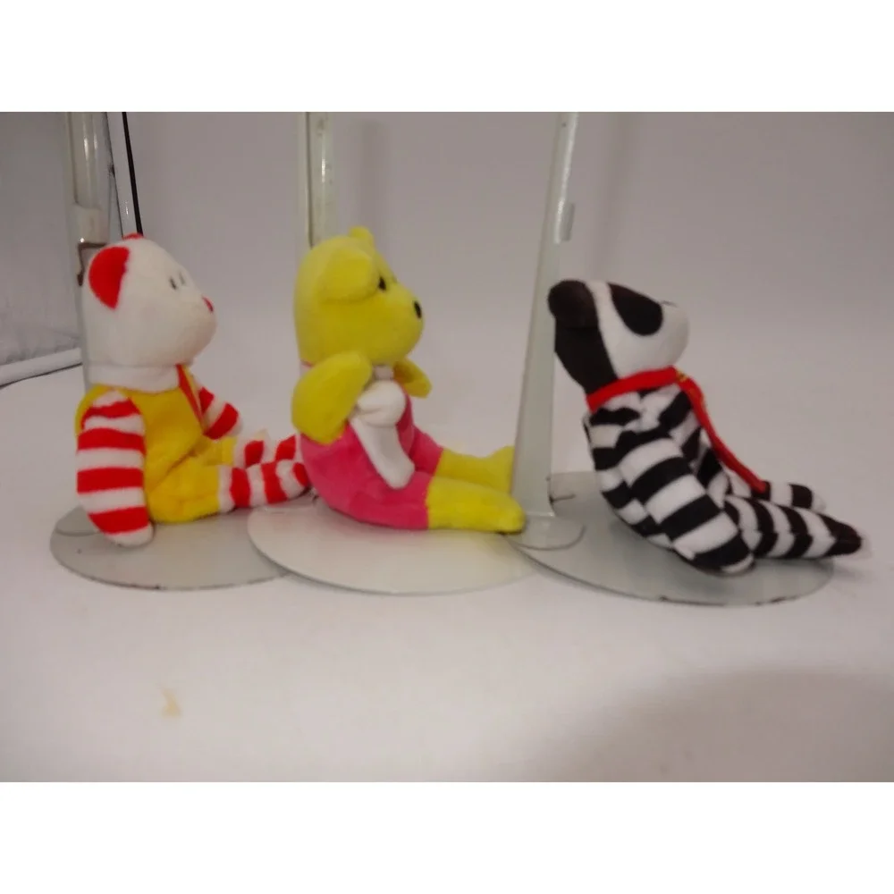 Ty Teenie Beanie Babies McDonalds‎ Ronald Hamburglar Birdie Bear Set